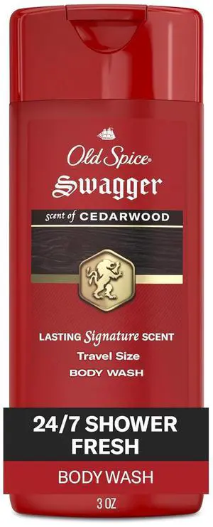 Old Spice 3X Defense 24/7 Shower Fresh Body Wash Travel Size, Red Collection Swagger With Cedarwood Scent, 3 fl oz Old Spice 3X Defense 24/7 Shower Fresh Body Wash Travel Size, Red Collection Swagger With Cedarwood Scent, 3 fl oz