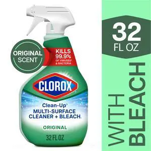 Clorox Clean-Up Original Multi-Surface All Purpose Cleaner with Bleach, 32 fl oz Clorox Clean-Up Original Multi-Surface All Purpose Cleaner with Bleach, 32 fl oz