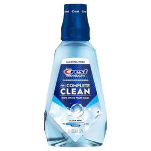 Crest Pro Health Complete Clean Mouthwash, CPC Antigingivitis/Antiplaque, Alcohol Free, Clean Mint, 1L (33.8fl oz) Crest Pro Health Complete Clean Mouthwash, CPC Antigingivitis/Antiplaque, Alcohol Free, Clean Mint, 1L (33.8fl oz)