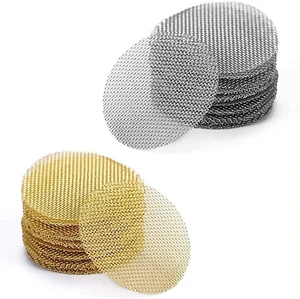 100pcs 3/4-Inch Pipe Screens, 50pcs Premium Stainless Steel & 50pcs Brass Filters 100pcs 3/4-Inch Pipe Screens, 50pcs Premium Stainless Steel & 50pcs Brass Filters