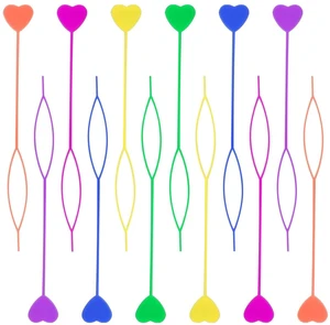 COMNICO 12pcs Quick Beader for Hair Braids Loading Beads Braid Stringer Ponytail Maker Plastic Hair Tail Beading Tools Kit for Kids Girls (Colorful) COMNICO 12pcs Quick Beader for Hair Braids Loading Beads Braid Stringer Ponytail Maker Plastic Hair Tail Beading Tools Kit for Kids Girls (Colorful)
