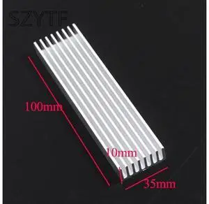 Heat sink 100 * 35 * 10MM (silver) quality radiator Heat sink 100 * 35 * 10MM (silver) quality radiator