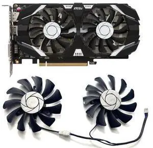 cooling fan for 1 Pair Replacement MSI GTX1050ti 1050 4GT OC 2G/4G cooling fan for 1 Pair Replacement MSI GTX1050ti 1050 4GT OC 2G/4G
