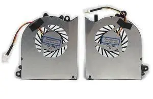 Gpu and Cpu cooling fan for MSI GS60 6QD 6QE 6QC 2QE 2PE 2PC 2QD 3 Pin Gpu and Cpu cooling fan for MSI GS60 6QD 6QE 6QC 2QE 2PE 2PC 2QD 3 Pin