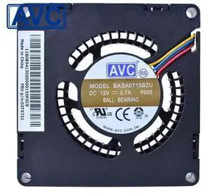 1pcs BASA0715B2U DC 12V 0.70A M92p 70mm cooling turbo fan 7015 70x70x15mm 1pcs BASA0715B2U DC 12V 0.70A M92p 70mm cooling turbo fan 7015 70x70x15mm