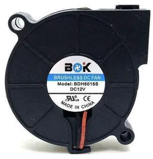 BDH5015S DC12V 50*15MM 2LInes 3D Printer Blower cooling fan BDH5015S DC12V 50*15MM 2LInes 3D Printer Blower cooling fan