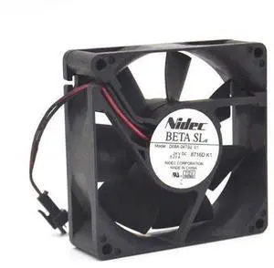 Nidec Original D08A-24TS2 8025 24V 0.23A 8CM two line drive cooling fan 80*80*25mm Nidec Original D08A-24TS2 8025 24V 0.23A 8CM two line drive cooling fan 80*80*25mm