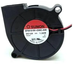 EF50151B1-C05C-A99 DC12V 1.56W 50*15MM 2LInes 3D Printer Blower cooling fan EF50151B1-C05C-A99 DC12V 1.56W 50*15MM 2LInes 3D Printer Blower cooling fan
