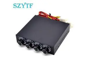 STW-6002 4 Channel Speed Fan Controller with Blue LED GDT Controller and CPU HDD VGA STW-6002 4 Channel Speed Fan Controller with Blue LED GDT Controller and CPU HDD VGA