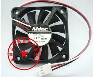 NIDEC 6010 D06X-12TL 12V 0.10A 6cm dual ball slim silent chassis CPU fan NIDEC 6010 D06X-12TL 12V 0.10A 6cm dual ball slim silent chassis CPU fan