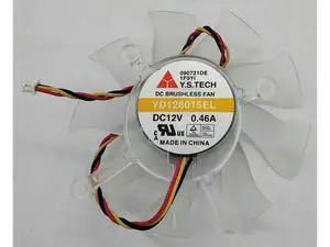 GTS250 HD4870 graphics card fan YD128015EL 0.46A graphics card GTS250 HD4870 graphics card fan YD128015EL 0.46A graphics card