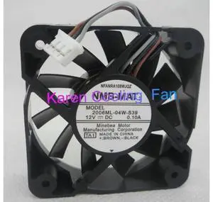 NMB 5cm 2006ML-04W-S39 TA2 5015 12v 0.1a 3wire Cooling fan NMB 5cm 2006ML-04W-S39 TA2 5015 12v 0.1a 3wire Cooling fan