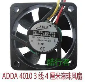 ADDA 4cm AD0412DB-G73 4010 12v 0.07a Cooling Fan ADDA 4cm AD0412DB-G73 4010 12v 0.07a Cooling Fan
