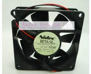 Nidec 8CM D08T-24TH 03 8025 24v 0.07A cooling Fan Nidec 8CM D08T-24TH 03 8025 24v 0.07A cooling Fan