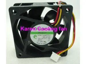 6CM 6025 12V 1.7W KDE1206PTV1 3Wire Cooling Fan 60*60*25mm 6CM 6025 12V 1.7W KDE1206PTV1 3Wire Cooling Fan 60*60*25mm