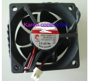 6CM 6025 12V 1.8W KDE1206PTV1 MS.B2200.GN 2Wire Cooling Fan 6CM 6025 12V 1.8W KDE1206PTV1 MS.B2200.GN 2Wire Cooling Fan