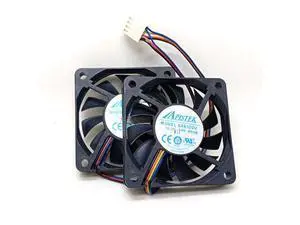 set of 2 fans Shuttle XH170V Slim PC Computer APISTEK SA61O2U SA6102U PFGA 6010 slim 60x60x10mm 60mm 6CM 4Pin Cooling Fan set of 2 fans Shuttle XH170V Slim PC Computer APISTEK SA61O2U SA6102U PFGA 6010 slim 60x60x10mm 60mm 6CM 4Pin Cooling Fan