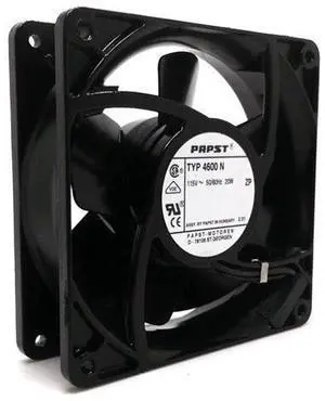 AXIAL 1238, Muffin Fan, 120V 115V AC 120mm x 38mm High Speed, for DIY Cooling Ventilation Exhaust Projects PAPST 4600N Full Metal AXIAL 1238, Muffin Fan, 120V 115V AC 120mm x 38mm High Speed, for DIY Cooling Ventilation Exhaust Projects PAPST 4600N Full Metal