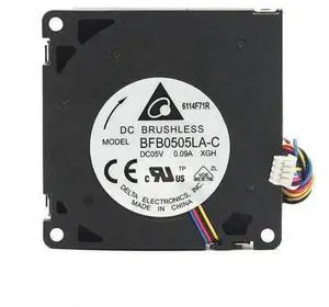 For BFB0505LA-C 50mm fan 5V 0.09A 5010 side turbine blower 5CM\/cm fan For BFB0505LA-C 50mm fan 5V 0.09A 5010 side turbine blower 5CM\/cm fan