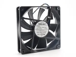 NMB-MAT 4710KL-04W-B56 12cm 12025 120mm DC 12V 0.72A 4-wire PWM case cooling fan NMB-MAT 4710KL-04W-B56 12cm 12025 120mm DC 12V 0.72A 4-wire PWM case cooling fan