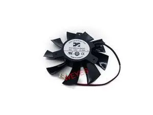 For ARX FS1280-A1842C DC 12V Dia. 75mm C.T.C 40mm 2-Wire Server Frameless Fan For ARX FS1280-A1842C DC 12V Dia. 75mm C.T.C 40mm 2-Wire Server Frameless Fan