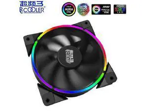 RGB Single halo 12cm Computer Case Fan 4PIN RGB Quiet PWM Fans 120mm CPU Cooler Water Cooling Replace Fan RGB Single halo 12cm Computer Case Fan 4PIN RGB Quiet PWM Fans 120mm CPU Cooler Water Cooling Replace Fan