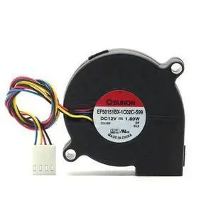 1pcs EF50151BX-1C02C-S99 5015 5cm 550*50*15mm fan 12V 1.8W Turbine Cooling Fan 1pcs EF50151BX-1C02C-S99 5015 5cm 550*50*15mm fan 12V 1.8W Turbine Cooling Fan
