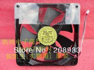 For YATELOON D14BH-12 12V 0.70A 14CM two line winds chassis power supply fan+cooling fan For YATELOON D14BH-12 12V 0.70A 14CM two line winds chassis power supply fan+cooling fan