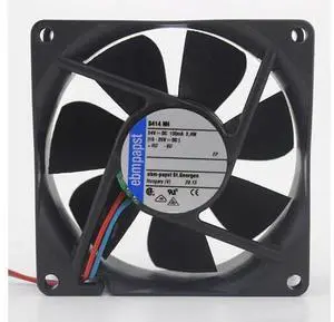 For PAPST 8414NH 8414 NH 80mm 8cm DC 24V 2.4W 2-wrie 80x80x25mm Server Square cooling fan fan For PAPST 8414NH 8414 NH 80mm 8cm DC 24V 2.4W 2-wrie 80x80x25mm Server Square cooling fan fan