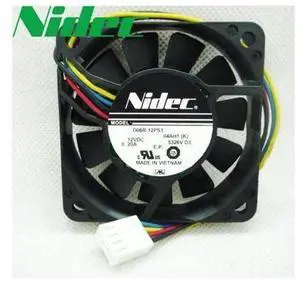 1pcs D06R-12PS1 12V 0.20A 60*60*15MM 6CM 4 wires PWM double ball-bearing computer cooling fan 1pcs D06R-12PS1 12V 0.20A 60*60*15MM 6CM 4 wires PWM double ball-bearing computer cooling fan