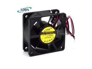 ADDA Original AD0612HB-A70GL 6CM 6025 dual ball bearing cooling fan 12V 0.23A 2 line ADDA Original AD0612HB-A70GL 6CM 6025 dual ball bearing cooling fan 12V 0.23A 2 line