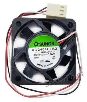 for Sunon KD2404PFB3 Server Square Fan 3-Wire B4504.AR.GN.I21 DC 24V 0.9W 40x40x10mm NEW for Sunon KD2404PFB3 Server Square Fan 3-Wire B4504.AR.GN.I21 DC 24V 0.9W 40x40x10mm NEW