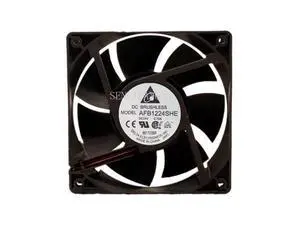 AFB1224SHE -8L2B Server Square Fan DC 24V 0.75A 120x120x38mm 3-wire AFB1224SHE -8L2B Server Square Fan DC 24V 0.75A 120x120x38mm 3-wire