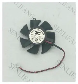 For ARX FS1250-A1142A FS1250A1342A DC 12V 0.15A 2-wire Server Round Fan For ARX FS1250-A1142A FS1250A1342A DC 12V 0.15A 2-wire Server Round Fan