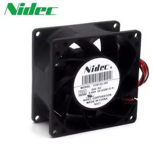 Nidec V35132-16F 8038 24V 0.45A 8CM wind capacity fan drive Nidec V35132-16F 8038 24V 0.45A 8CM wind capacity fan drive