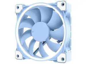 NEW ID-COOLING ZF-12025 Pastel 120mm Case Fan White LED PWM Fan for PC Case/CPU Cooler (Baby Blue) NEW ID-COOLING ZF-12025 Pastel 120mm Case Fan White LED PWM Fan for PC Case/CPU Cooler (Baby Blue)