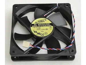 New ADDA 12025 12CM fan double ball 4-wire temperature control AD1212LB-A7BGL 0.24A New ADDA 12025 12CM fan double ball 4-wire temperature control AD1212LB-A7BGL 0.24A