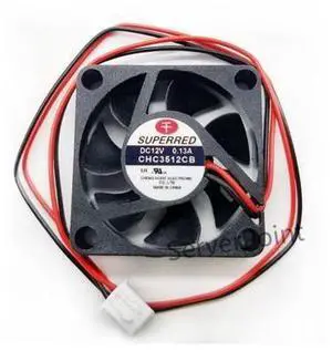 original NEW CHC3512CB DC 12V 0.13A 35x35x10mm 2-Wire Fan original NEW CHC3512CB DC 12V 0.13A 35x35x10mm 2-Wire Fan