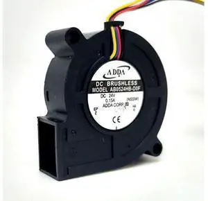 5015 24V double ball PWM turbofan AB0524HB-D0F5cm printer blower 5015 24V double ball PWM turbofan AB0524HB-D0F5cm printer blower