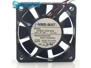 2406kL-04W-B49 DC 12V 0.17A NMB 60 * 60 * 15MM 2406kL-04W-B49 DC 12V 0.17A NMB 60 * 60 * 15MM