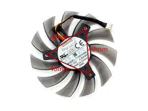 video card fan GTX460 470 570 580 670 HD5870 Graphics card fan T128010SM 12V 0.20A diameter 75mm video card fan GTX460 470 570 580 670 HD5870 Graphics card fan T128010SM 12V 0.20A diameter 75mm