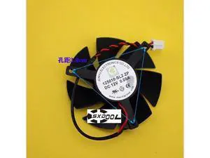 For Sapphire X1300 HD4650 HD3650 graphics card cooling fan 125010-SL2 ZP DC12V 45mm 2-wire cooler For Sapphire X1300 HD4650 HD3650 graphics card cooling fan 125010-SL2 ZP DC12V 45mm 2-wire cooler