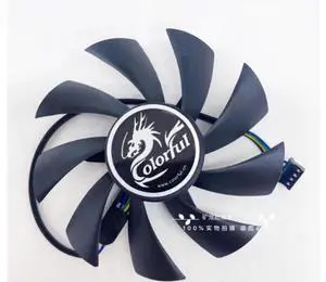 For Colorful Netchi GTX 950 GTX 1050Ti GT1030 Smart Shark 2G Graphics Card Fan Cooling fan For Colorful Netchi GTX 950 GTX 1050Ti GT1030 Smart Shark 2G Graphics Card Fan Cooling fan