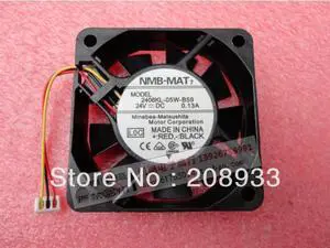For NMB-MAT 2406KL-05W-B59 L0C 24V 0.13A 6CM drive CNC machine tools fan+cooling fan For NMB-MAT 2406KL-05W-B59 L0C 24V 0.13A 6CM drive CNC machine tools fan+cooling fan