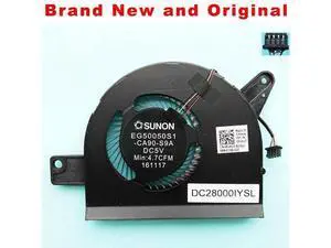 New Original CPU fan for Dell Latitude 5580 laptop cpu cooling fan cooler DC28000IYS0 EG50050S1-CA90-S9A 09VK27 9VK27 New Original CPU fan for Dell Latitude 5580 laptop cpu cooling fan cooler DC28000IYS0 EG50050S1-CA90-S9A 09VK27 9VK27