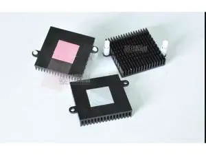3-pack North and South Bridge heat sink with tape, ear stick to motherboard chip, black gold radiator 45mm*45mm*9mm, diagonal hole 55mm 3-pack North and South Bridge heat sink with tape, ear stick to motherboard chip, black gold radiator 45mm*45mm*9mm, diagonal hole 55mm