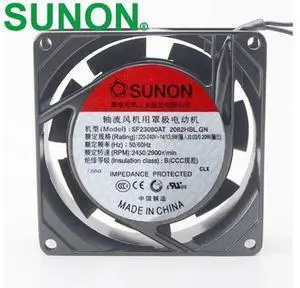 1pcs SF23080AT 2082HBL.GN fan AC 220V~230V Metal frame for fish tank cabinet cooling fan 8025 8cm 80mm 1pcs SF23080AT 2082HBL.GN fan AC 220V~230V Metal frame for fish tank cabinet cooling fan 8025 8cm 80mm