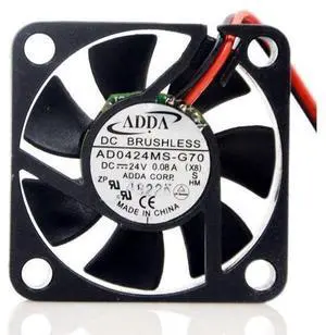 1pcs AD0424MS-G70 2 line printer inverter cooling fan 4CM 40*40*10 24V fan 1pcs AD0424MS-G70 2 line printer inverter cooling fan 4CM 40*40*10 24V fan