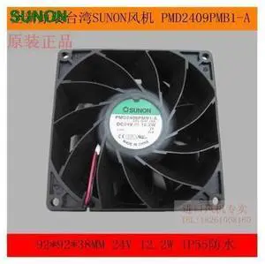 SUNON fan PMD2409PMB1-A 9.2CM 92*92*38MM 9.2*9.2*3.8CM 92038 9238 24V waterproof fan SUNON fan PMD2409PMB1-A 9.2CM 92*92*38MM 9.2*9.2*3.8CM 92038 9238 24V waterproof fan