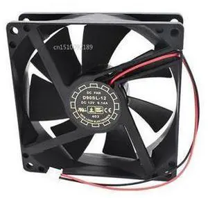 For Y.L FAN D90SL-12 DC 12V 0.14A 92x92x25mm 2-wire Server Square Fan For Y.L FAN D90SL-12 DC 12V 0.14A 92x92x25mm 2-wire Server Square Fan